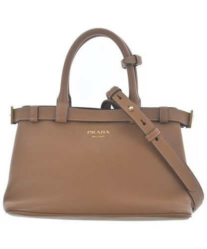 Prada Buckle Double with Belt Small Soft Gray Leather Handbag