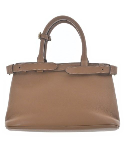 Prada Buckle Double with Belt Small Soft Gray Leather Handbag — view 2