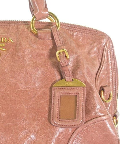 Prada Leather Handbag Pink — view 8