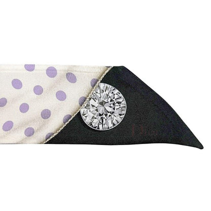 Dior Scarf Silk Bordeaux CD Medallion Ribbon — view 5