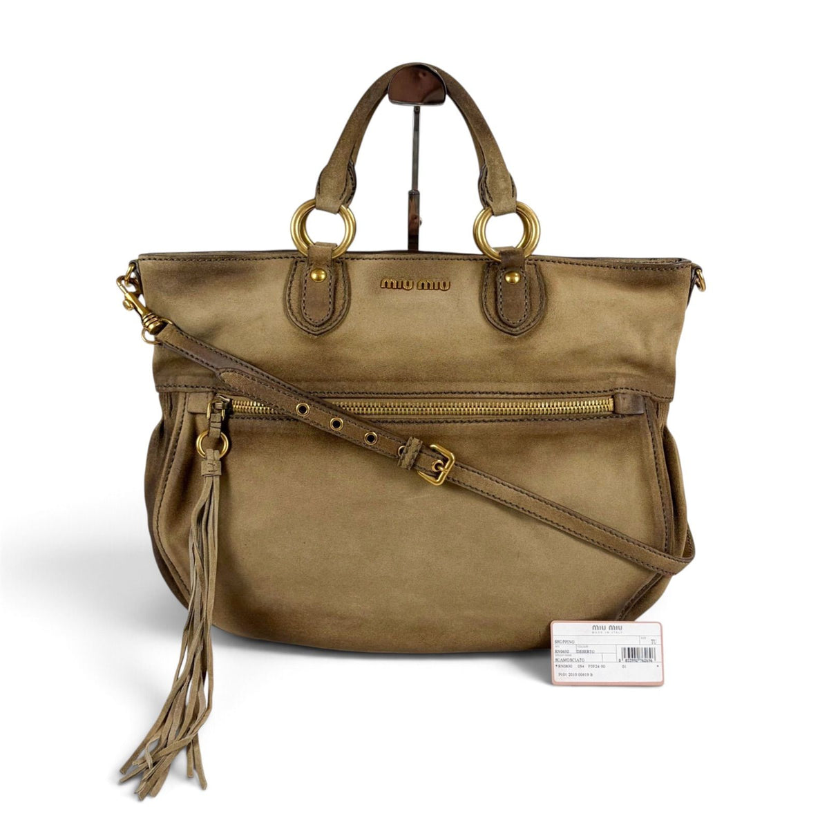 Miu Miu Gradation Tote Bag 2-Way Vintage