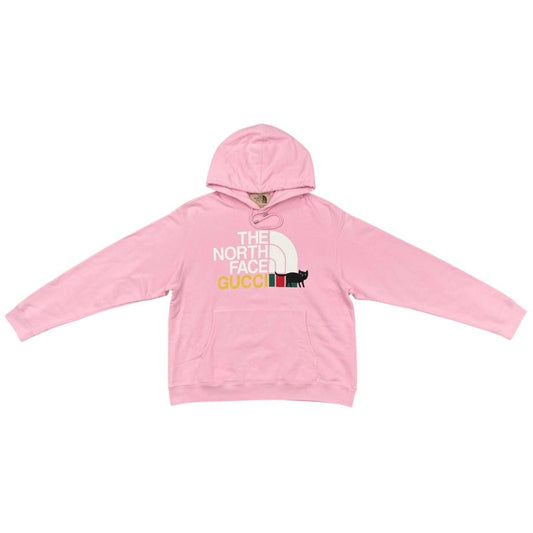 Gucci x the North Face Collaboration Hoodie Logo Print Pullover Sweatshirt M