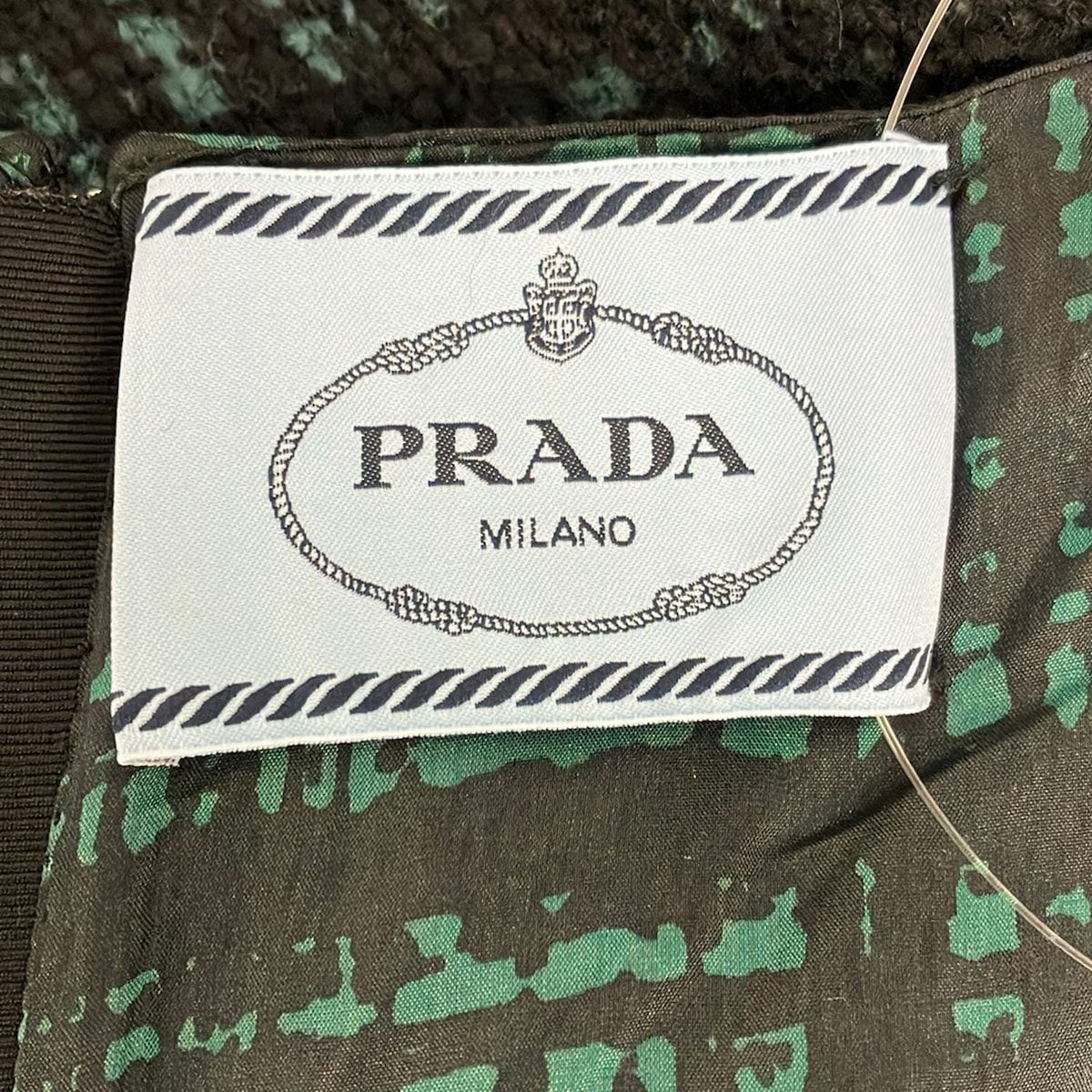 Prada Dress S Black Green 38 — view 3