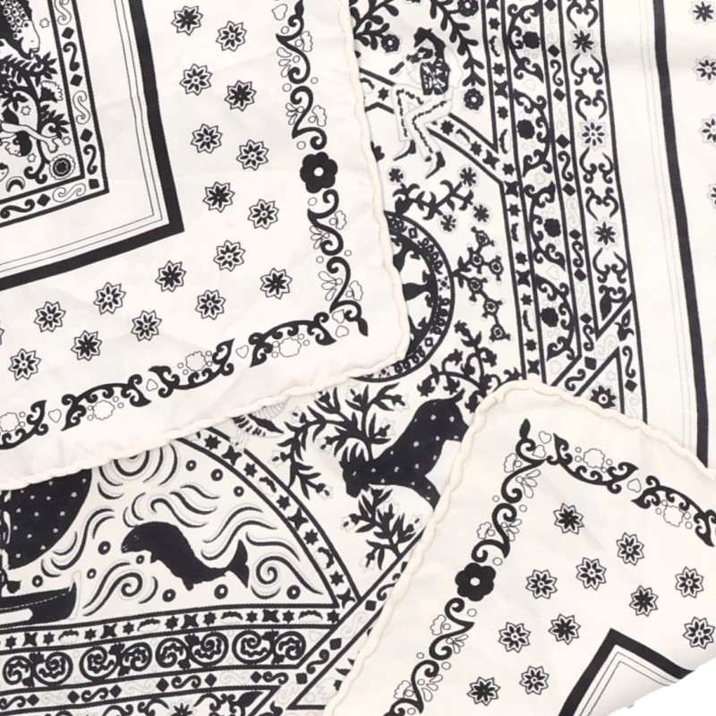 Hermes Carre 55 Peuple du Vent People of the Wind Silk Scarf 55 — view 3