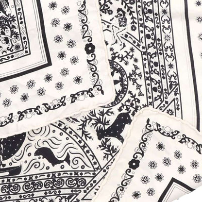 Hermes Carre 55 Peuple du Vent People of the Wind Silk Scarf 55 — view 3