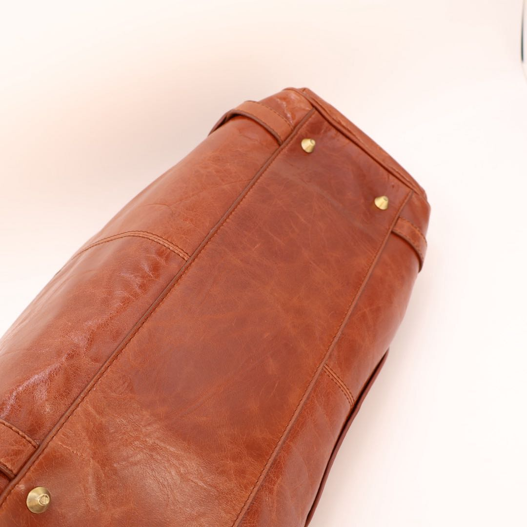 Balenciaga Brown Leather Shoulder Bag — view 3