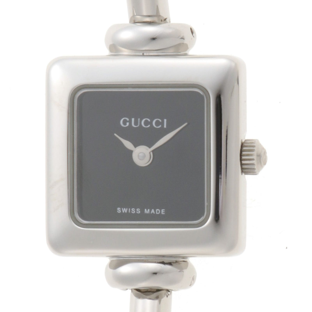 Gucci Watch Stainless Steel Black Dial Quartz