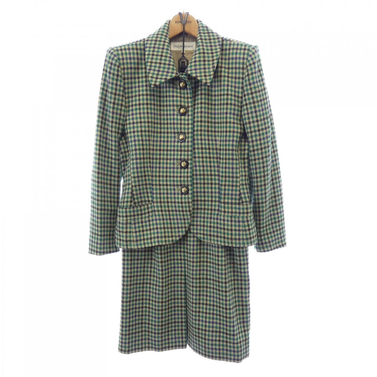 Saint Laurent Suit Green
