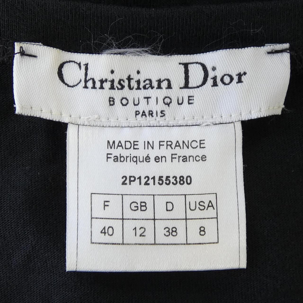Dior Vintage Drama Tank Top — view 4
