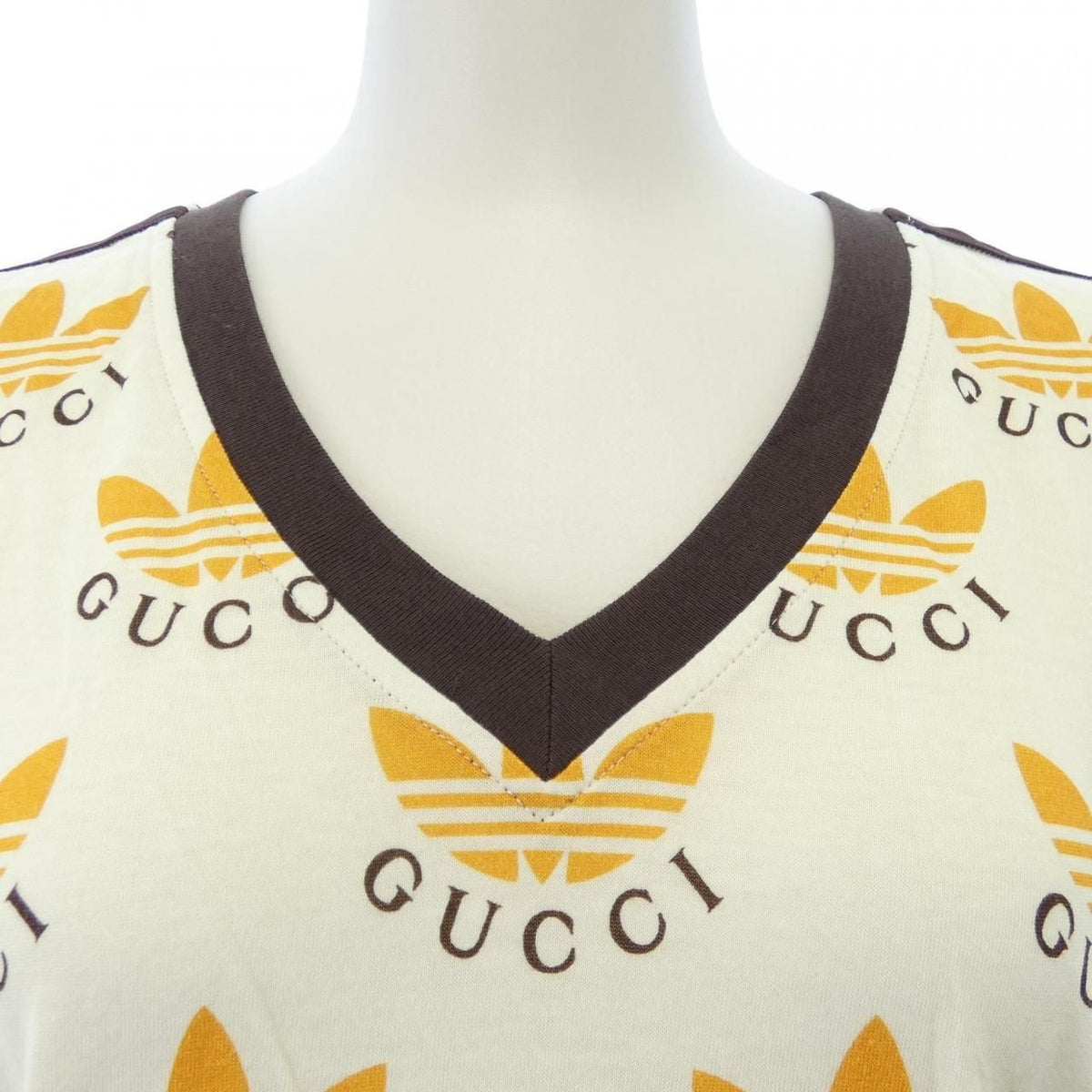 Gucci Adidas T-Shirt Yellow — view 5