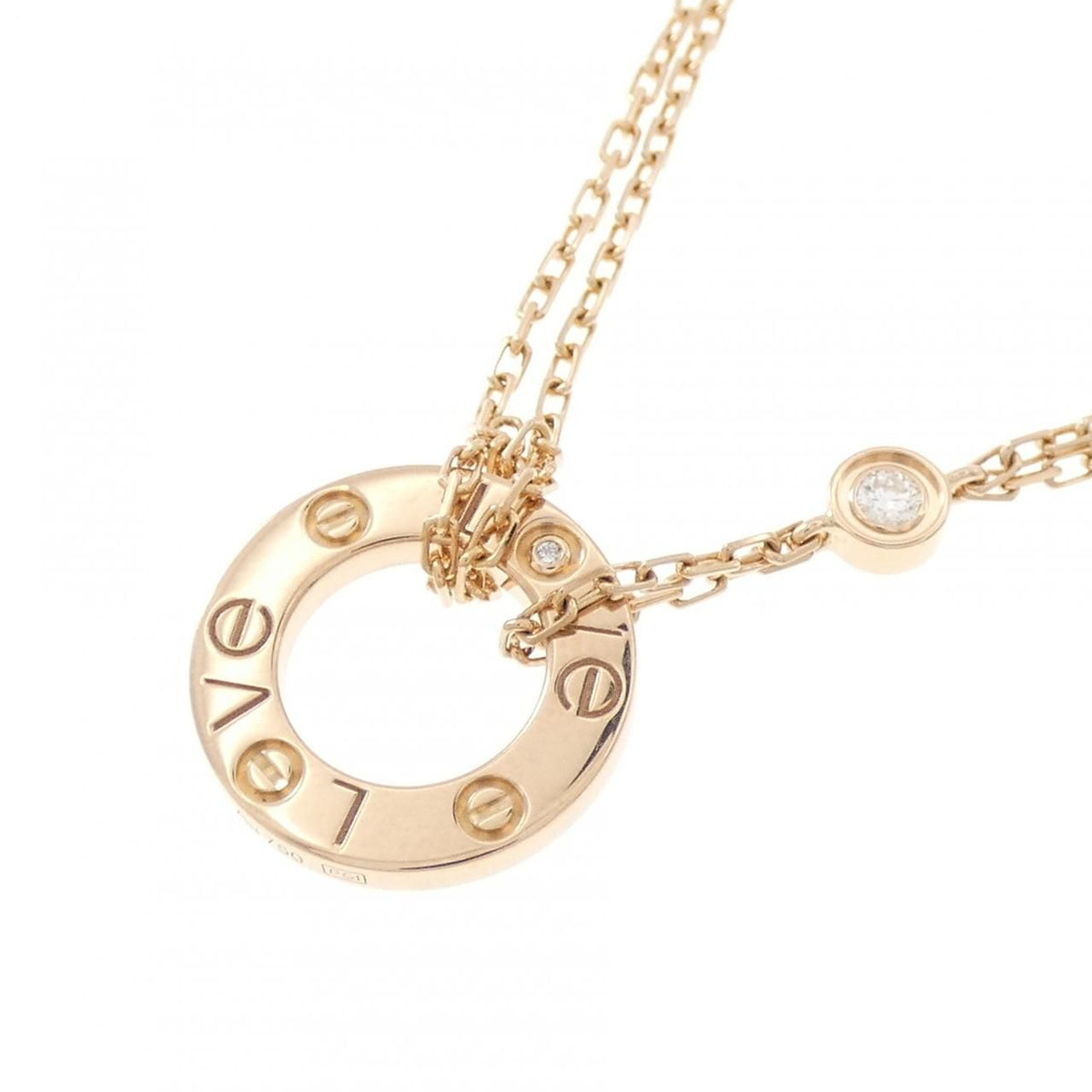 Cartier Love Necklace Pink — view 3