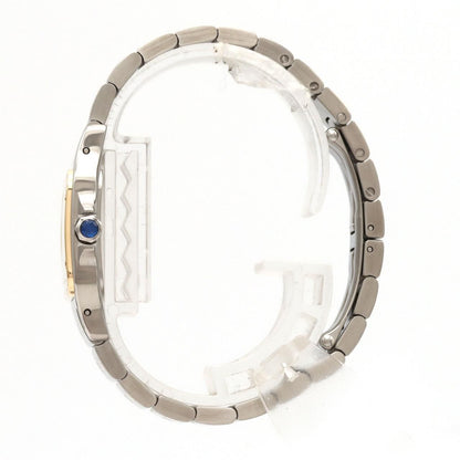 Cartier Santos Galbee SM Stainless Steel Yellow Gold Quartz Watch — view 3