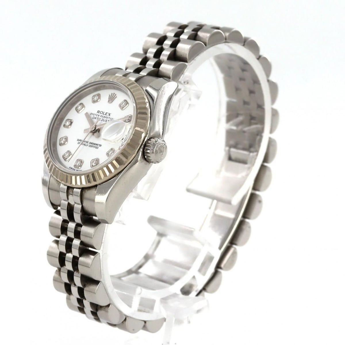 Rolex Datejust Stainless Steel White Gold Automatic — view 2