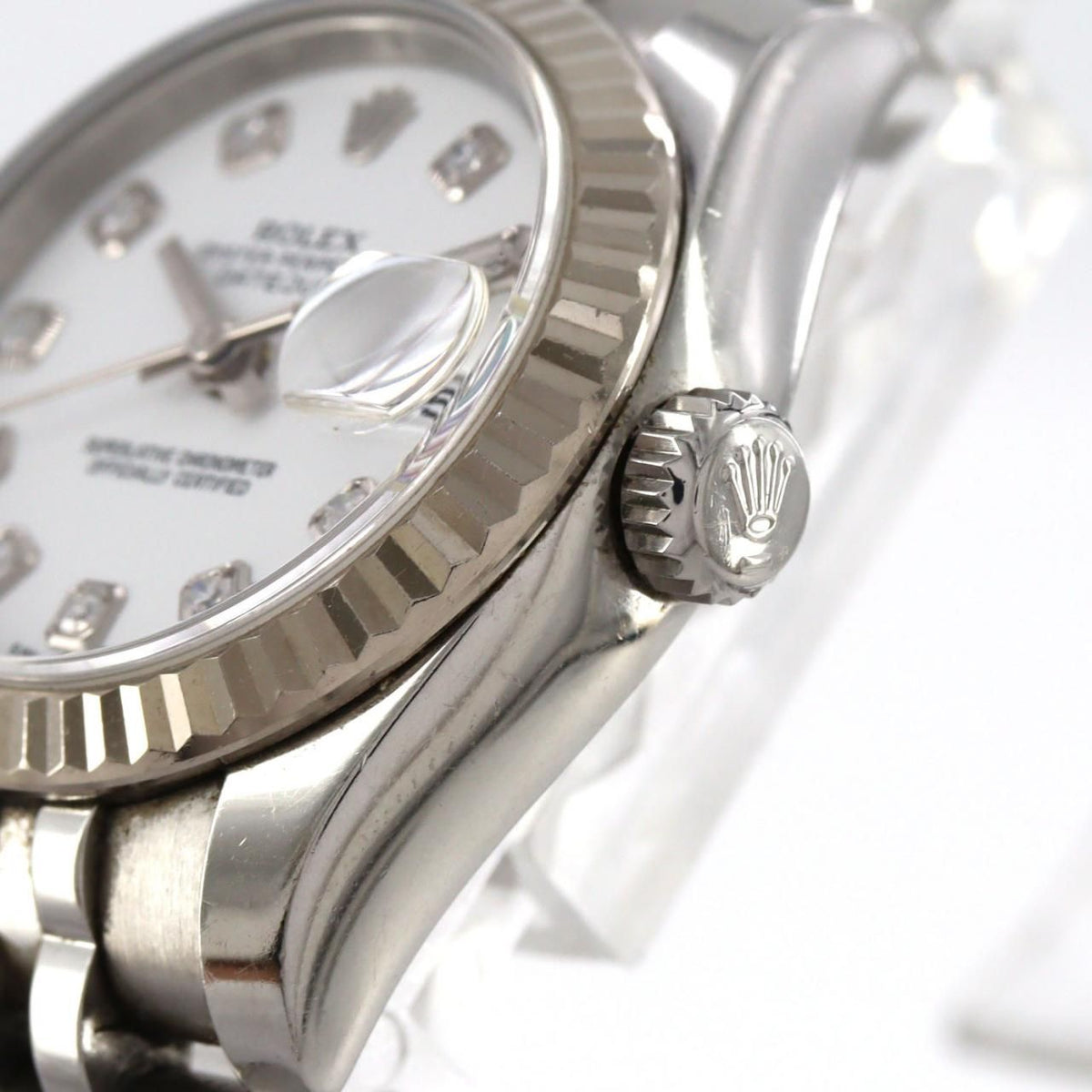 Rolex Datejust Stainless Steel White Gold Automatic — view 3