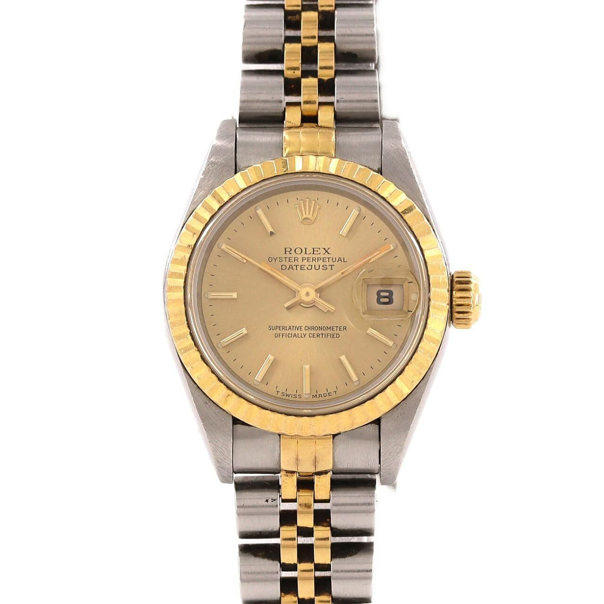 Rolex Datejust Stainless Steel Yellow Gold Automatic
