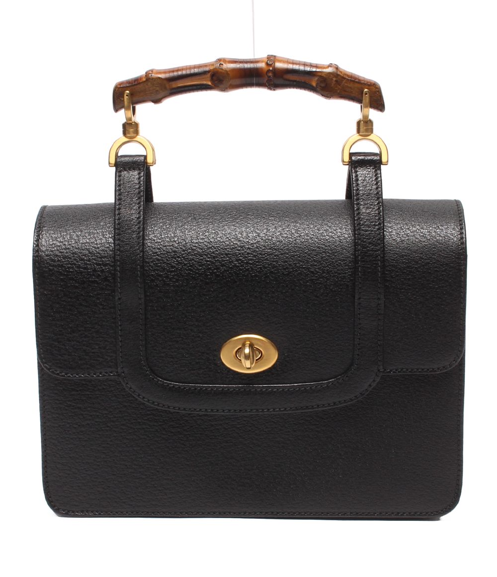 Gucci Handbag Bamboo Black