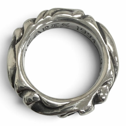Chrome Hearts Scroll Band Ring Silver — view 6
