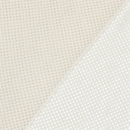 Hermes Maille Filet Cashmere 100% Logo Leather Shawl Scarf with Emblem Ivory — view 4