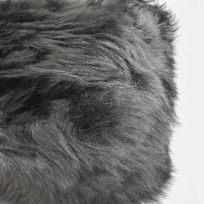 Moncler Caradoc Logo Patch Eco Fur Leather Tote Bag Black — view 7