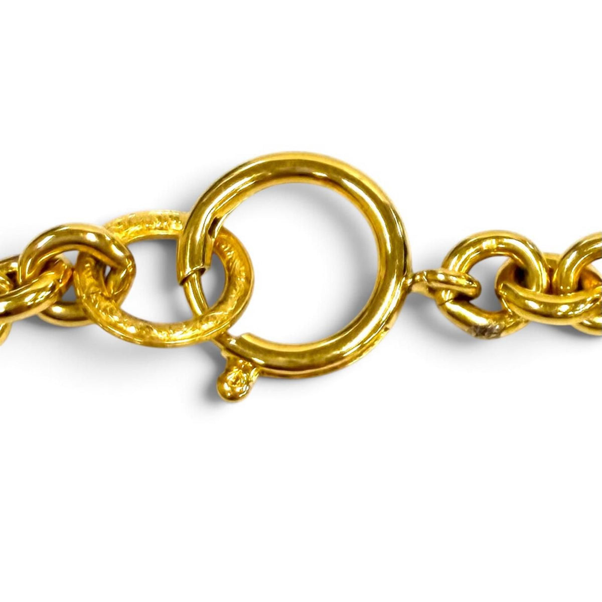 Chanel Vintage 94P CC Logo Chain Pendant Gold — view 6