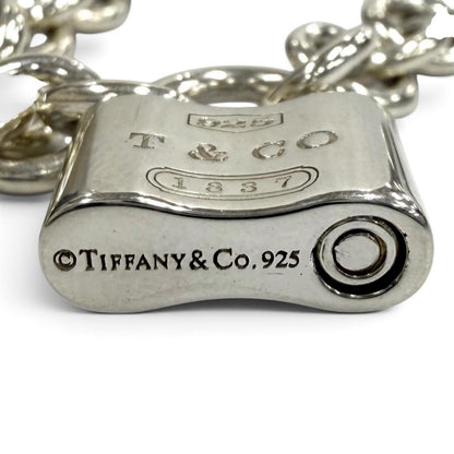 Tiffany & Co Lock Bracelet Logo Inner Circumference 17 Silver — view 7