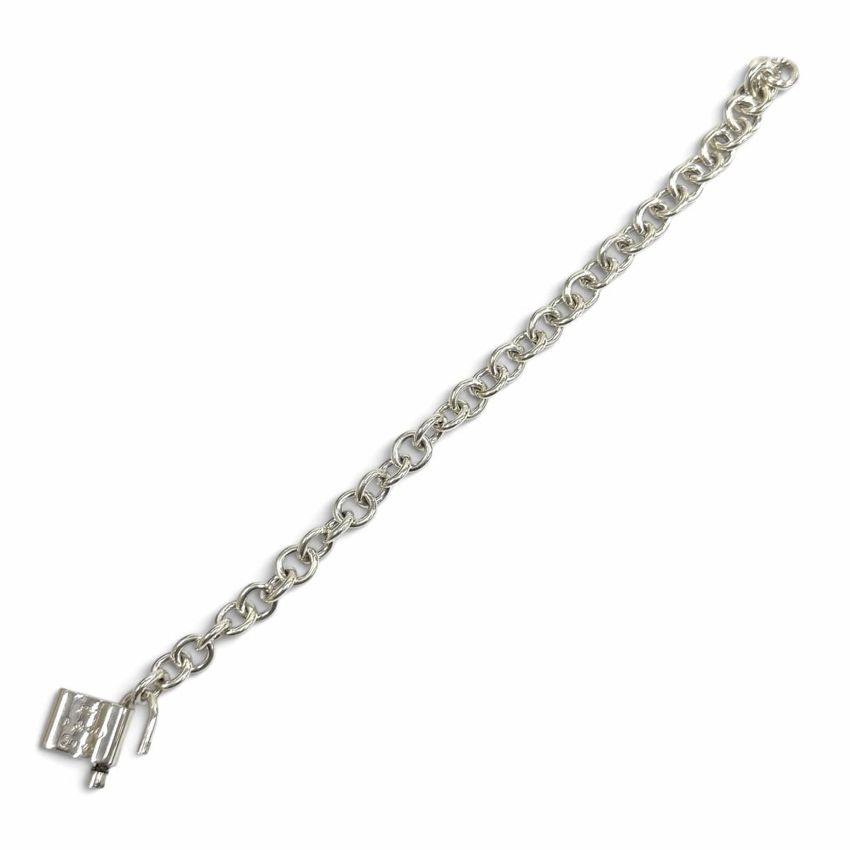 Tiffany & Co Lock Bracelet Logo Inner Circumference 17 Silver — view 4