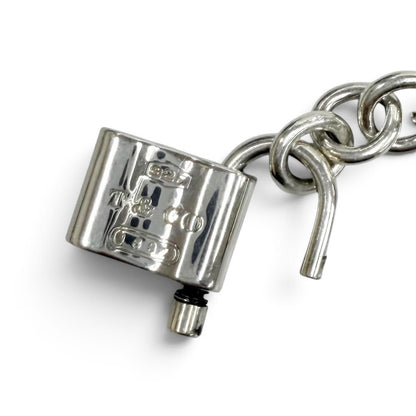 Tiffany & Co Lock Bracelet Logo Inner Circumference 17 Silver — view 6