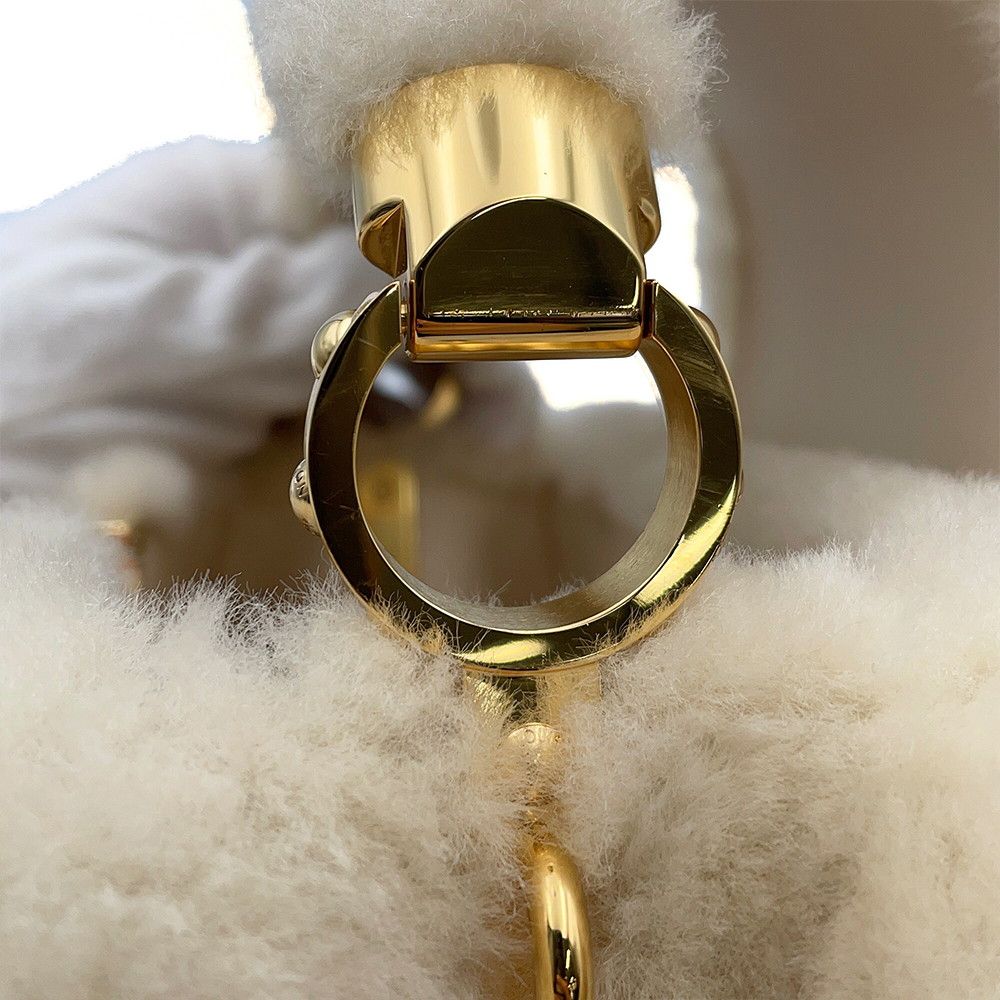 Louis Vuitton Capucines Shearling 2-Way Shoulder Bag — view 8