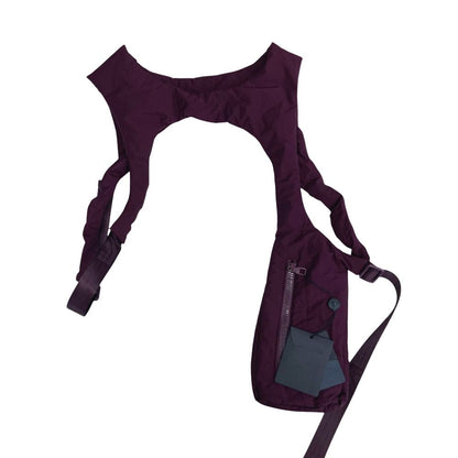 Louis Vuitton Padded Utility Vest Sleeveless Harness Virgil Abloh Purple 46