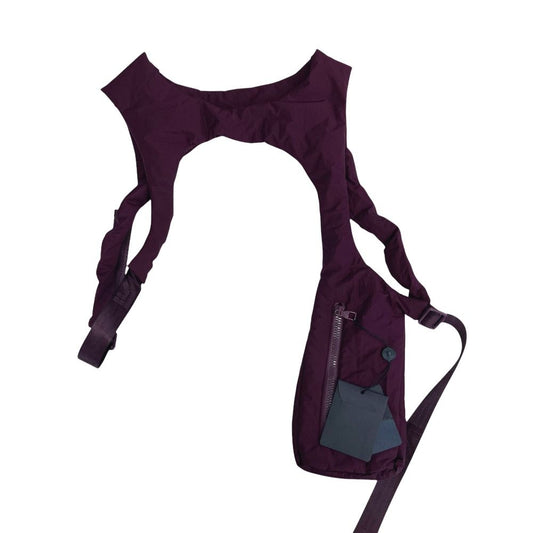 Louis Vuitton Padded Utility Vest Sleeveless Harness Virgil Abloh Purple 46