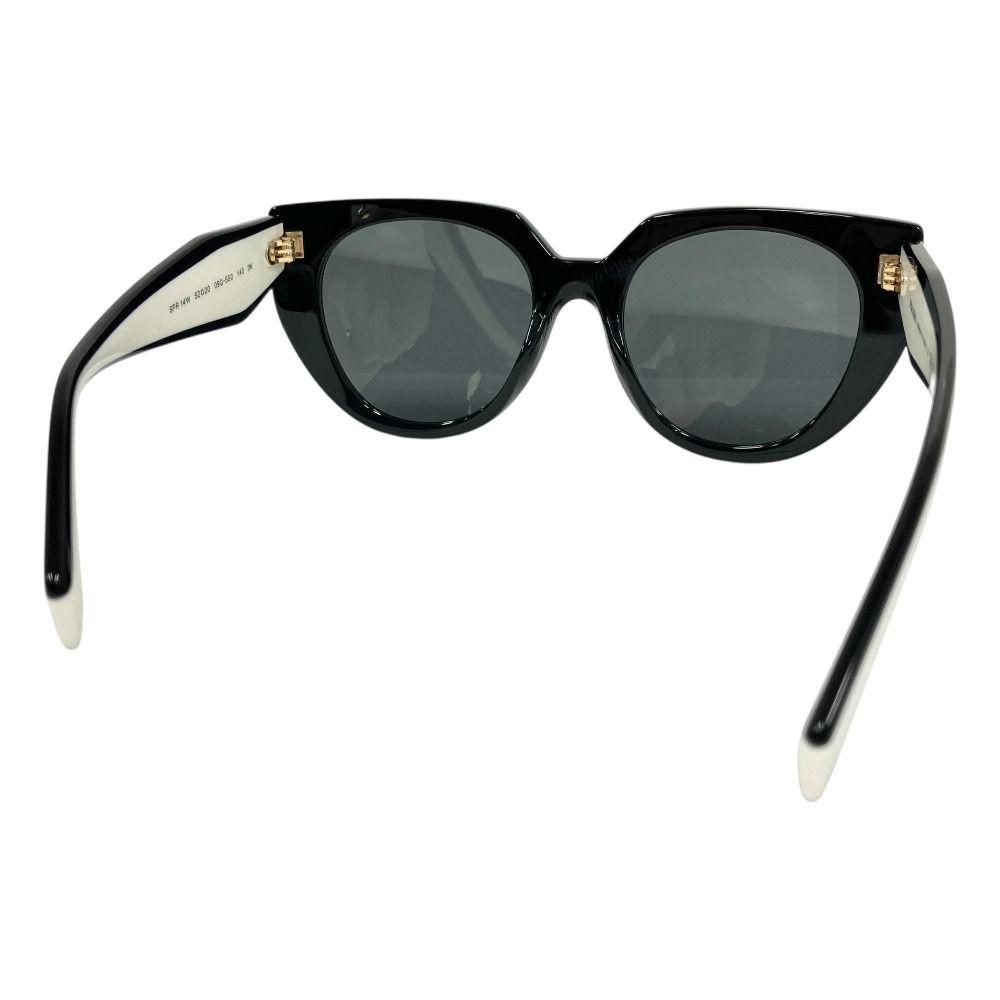 Prada Sunglasses Eyewear Cat Eye 52 Black White — view 3