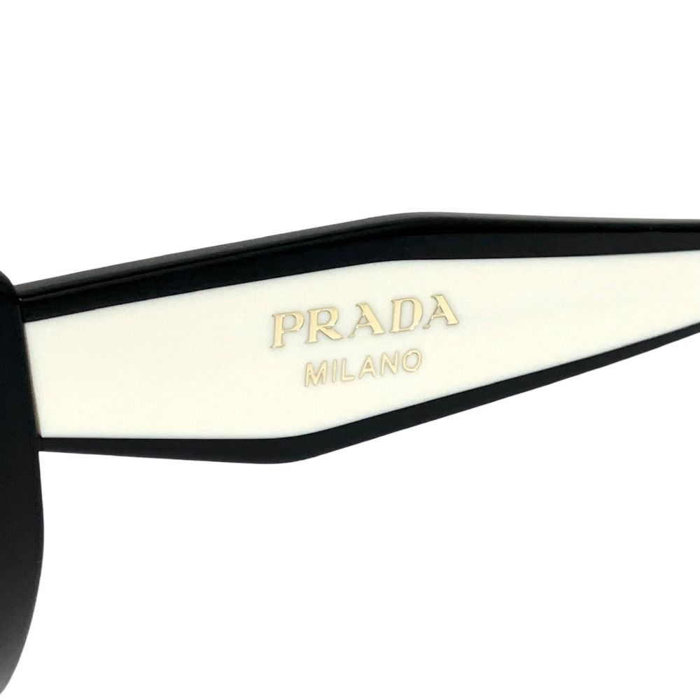 Prada Sunglasses Eyewear Cat Eye 52 Black White — view 4