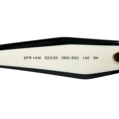 Prada Sunglasses Eyewear Cat Eye 52 Black White — view 6