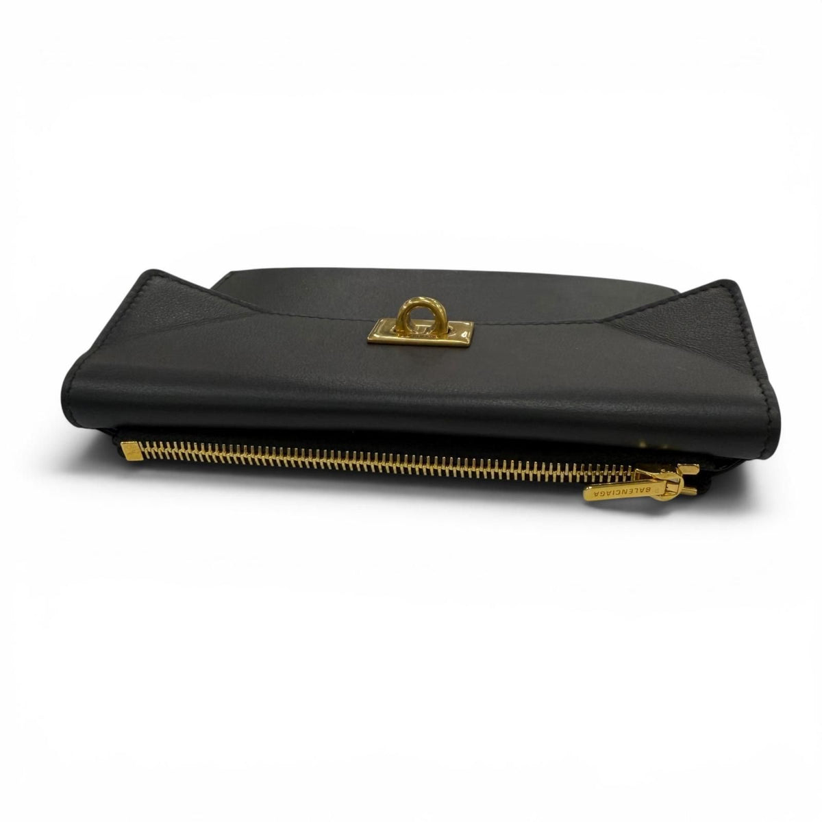 Balenciaga Rodeo Large Coin Card Holder Smooth Calfskin Case Black — view 4