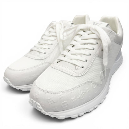 Louis Vuitton Run Away Line Mesh Leather Monogram Sneakers White 7