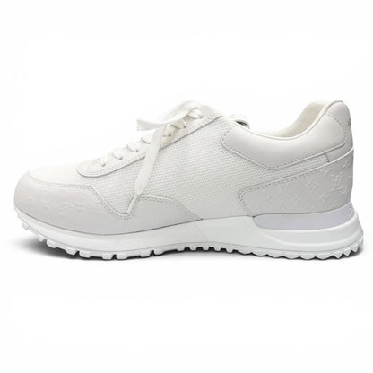 Louis Vuitton Run Away Line Mesh Leather Monogram Sneakers White 7 — view 7