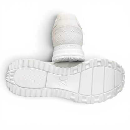 Louis Vuitton Run Away Line Mesh Leather Monogram Sneakers White 7 — view 5