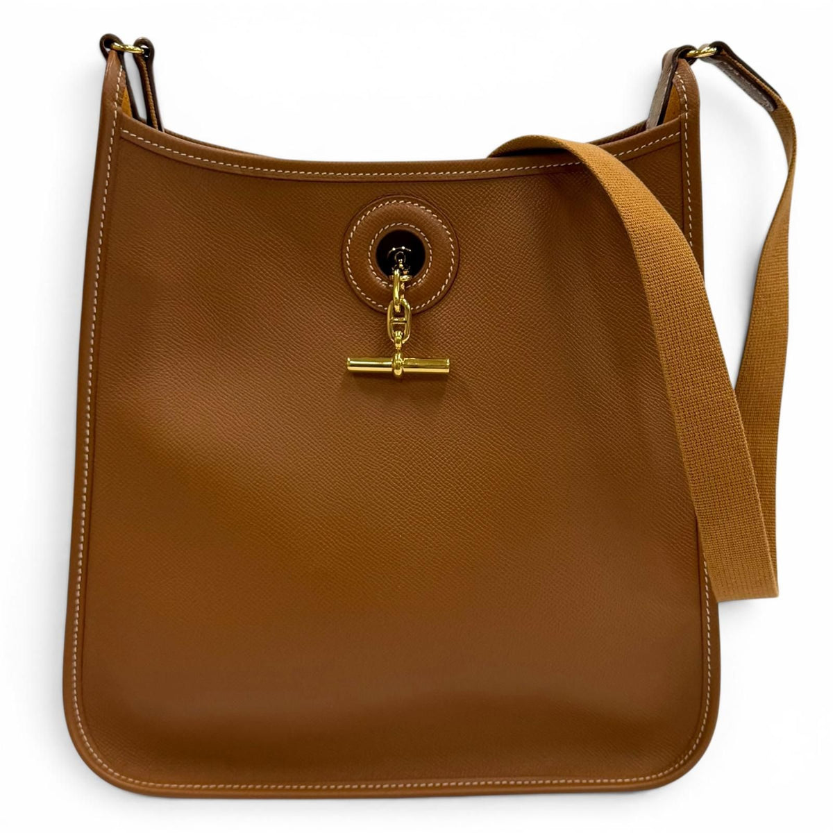 Hermes Vespa PM Gold Courchevel Shoulder Bag