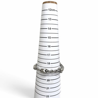 Louis Vuitton LV Rope Bracelet Silver — view 8