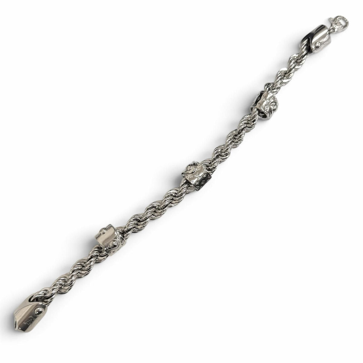 Louis Vuitton LV Rope Bracelet Silver — view 4