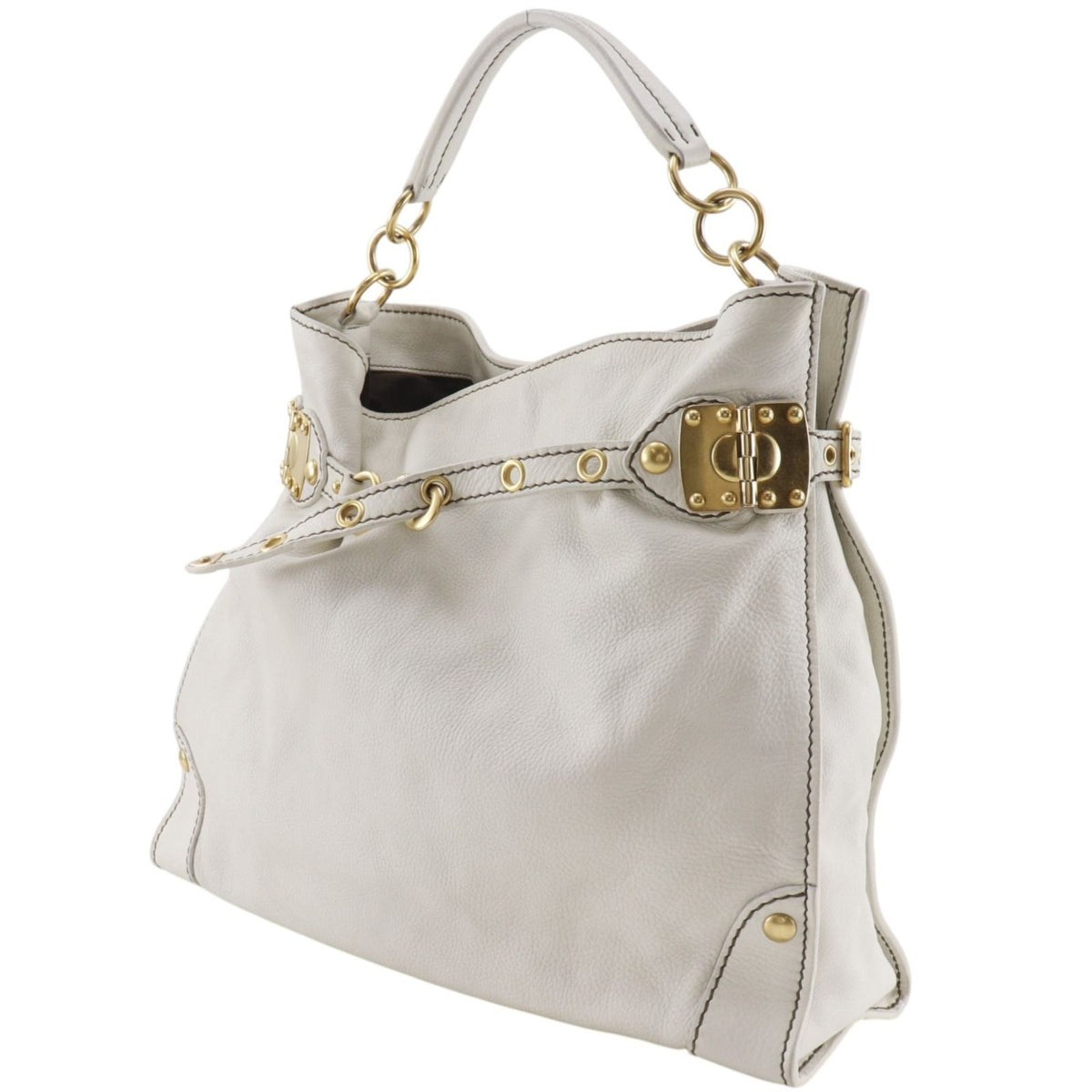 Miu Miu Leather Shoulder Bag — view 2