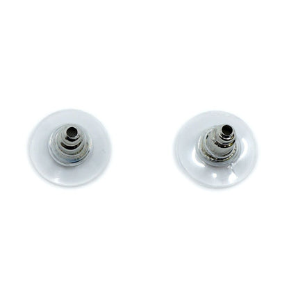 Chanel Earrings CC Logo Star Silver Metal — view 3