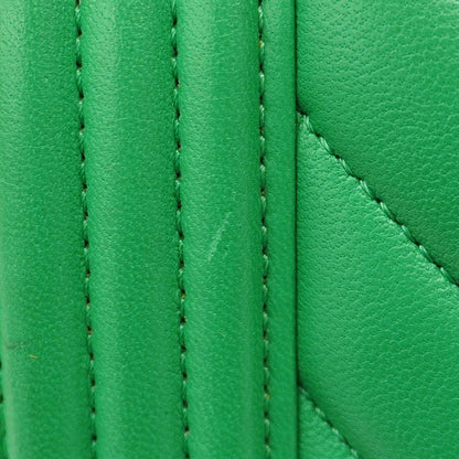 Chanel Shoulder Bag Boy V-stitch Lambskin Green Champagne Gold — view 8