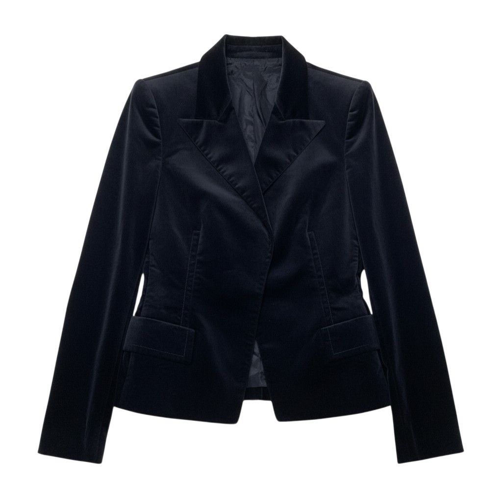 Gucci Tom Ford Era Tailored Jacket Velour Black 42