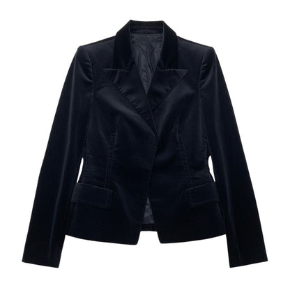 Gucci Tom Ford Era Tailored Jacket Velour Black 42