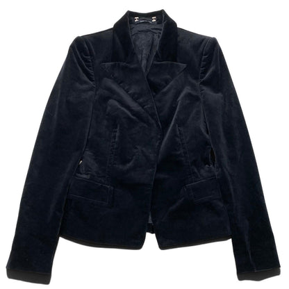 Gucci Tom Ford Era Tailored Jacket Velour Black 42 — view 2