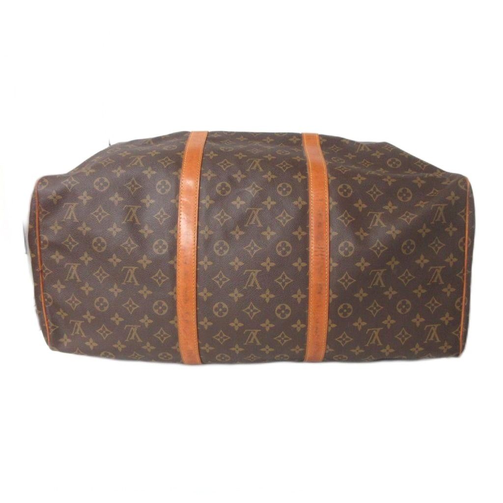 Louis Vuitton Sac Spool Boston Bag Monogram Vachetta Leather Strap Brown — view 5