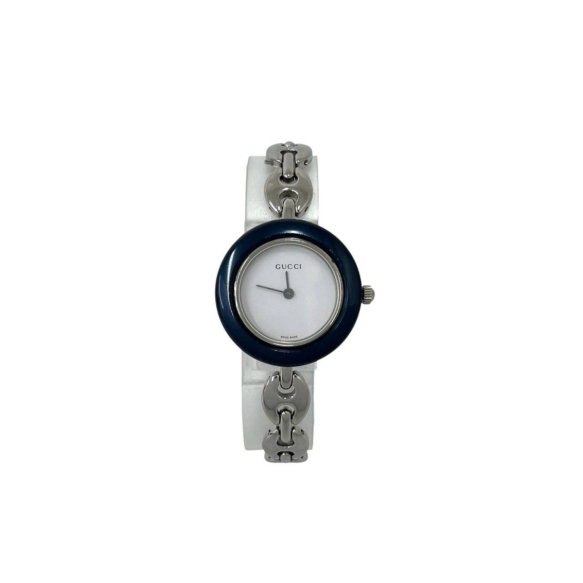 Gucci Change Bezel Stainless Steel Quartz Watch Wrist Silver — view 7