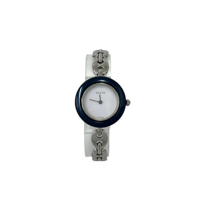 Gucci Change Bezel Stainless Steel Quartz Watch Wrist Silver — view 7