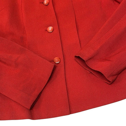 Gucci Vintage Jacket Logo Button Orange 40 — view 5